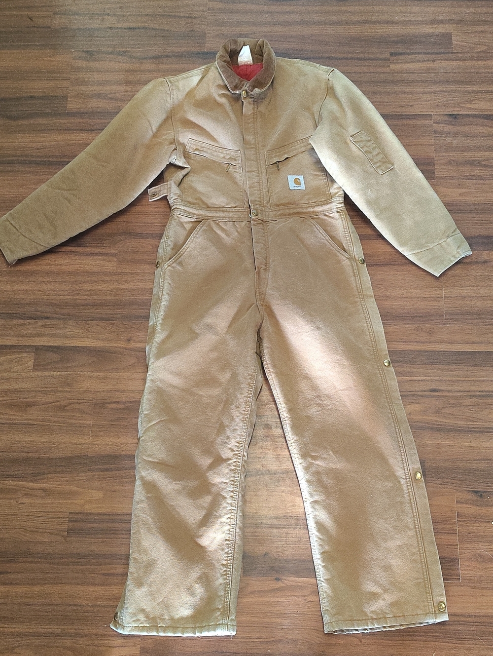 Vintage Carhartt Duck Insulated Coverall Jumpsuit Overalls Mens Or Women's